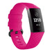 Fitbit Charge 4 Silicone Strap (Bright Pink)