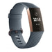 Fitbit Charge 4 Silikonarmband (Grau Blau)