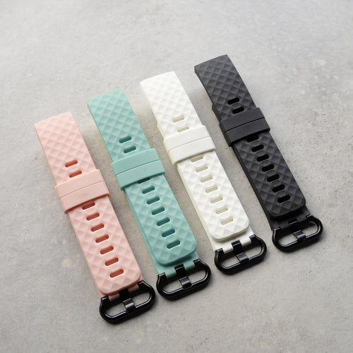Fitbit Charge 4 Silikonarmband (Rosa)