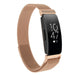 Fitbit Inspire Milanese Strap (Rose Gold)