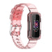 Fitbit Luxe Clear TPU-Armband (Transparent-Pink)