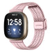 Fitbit Versa 3 Edelstahlband (Rosa)