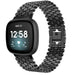 Fitbit Versa 3 Stahl-Fischarmband (Schwarz)