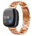 Fitbit Versa 4 Steel Strap (Rose Gold)