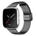 Fitbit Versa / Versa 2 Edelstahl-Armband (Schwarz)