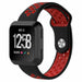 Fitbit Versa / Versa 2 Sport Strap (Black/Red)