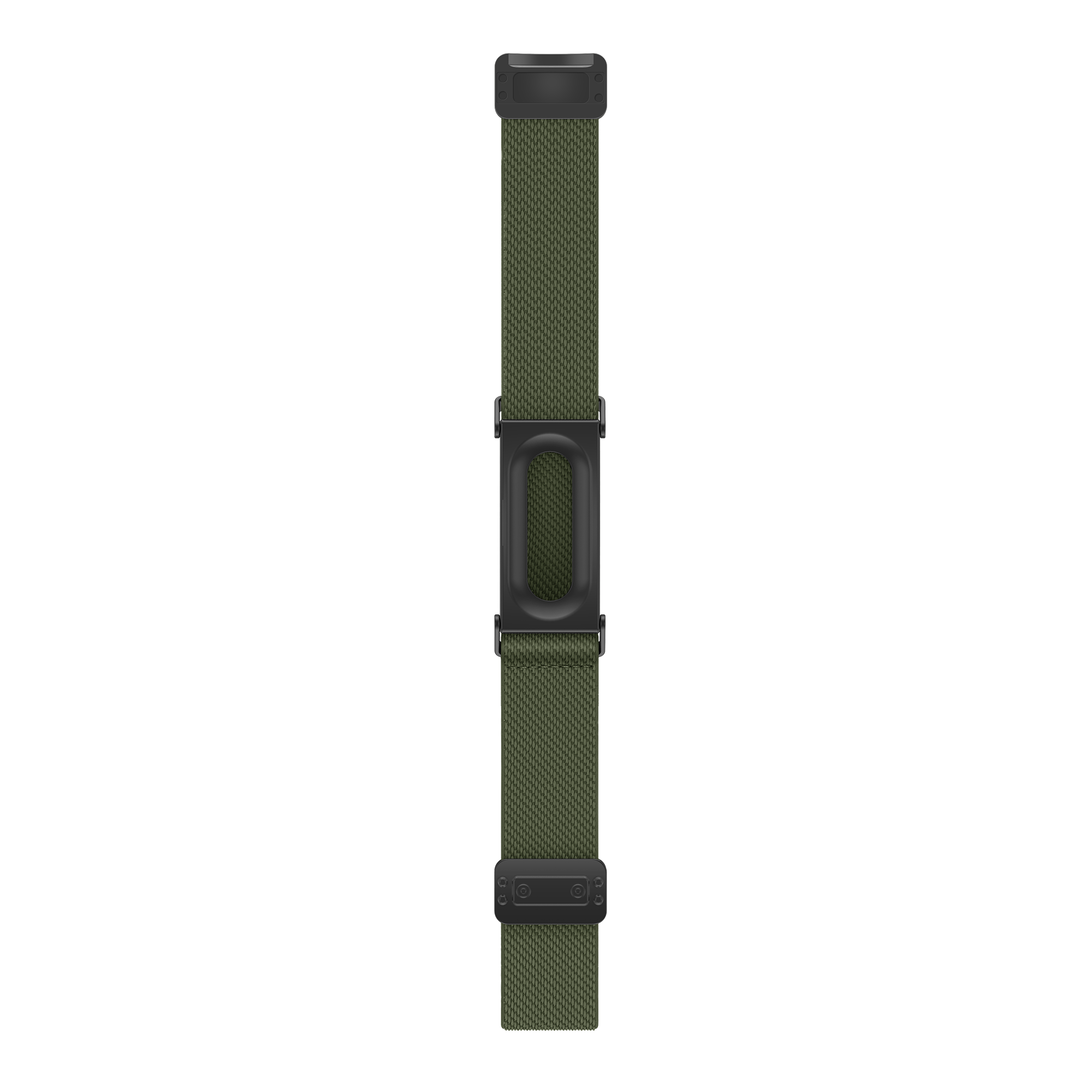 Bandz Fitbit Air Biceps Nylonarmband mit D-Schnalle (Armeegrün)