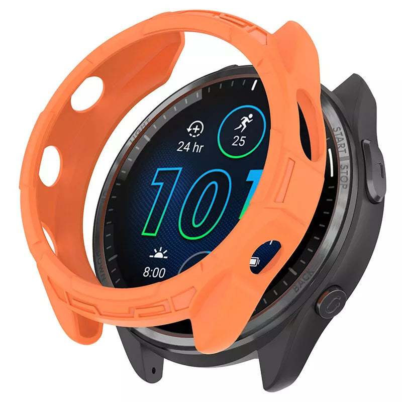 Garmin Forerunner 965 robustes TPU Hülle (Orange)