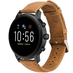 Fossil Gen 4 Explorist (HR) Lederarmband (Braun)