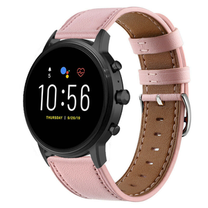 Fossil Gen 4 Explorist (HR) Lederarmband (Rosa)