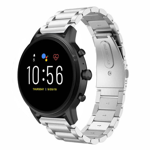 Fossil Gen 4 Explorist (HR) Stahlarmband (Silber)