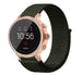 Fossil Gen 4 Venture (HR) Nylon Strap (Dark Green)