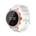 Fossil Gen 5e - 42mm Silikonarmband (Weiß)