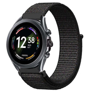 fossil-gen-6-nylon-band-zwart