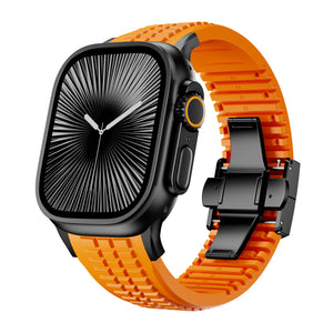 Apple Watch Premium Silicone Strap (Orange)