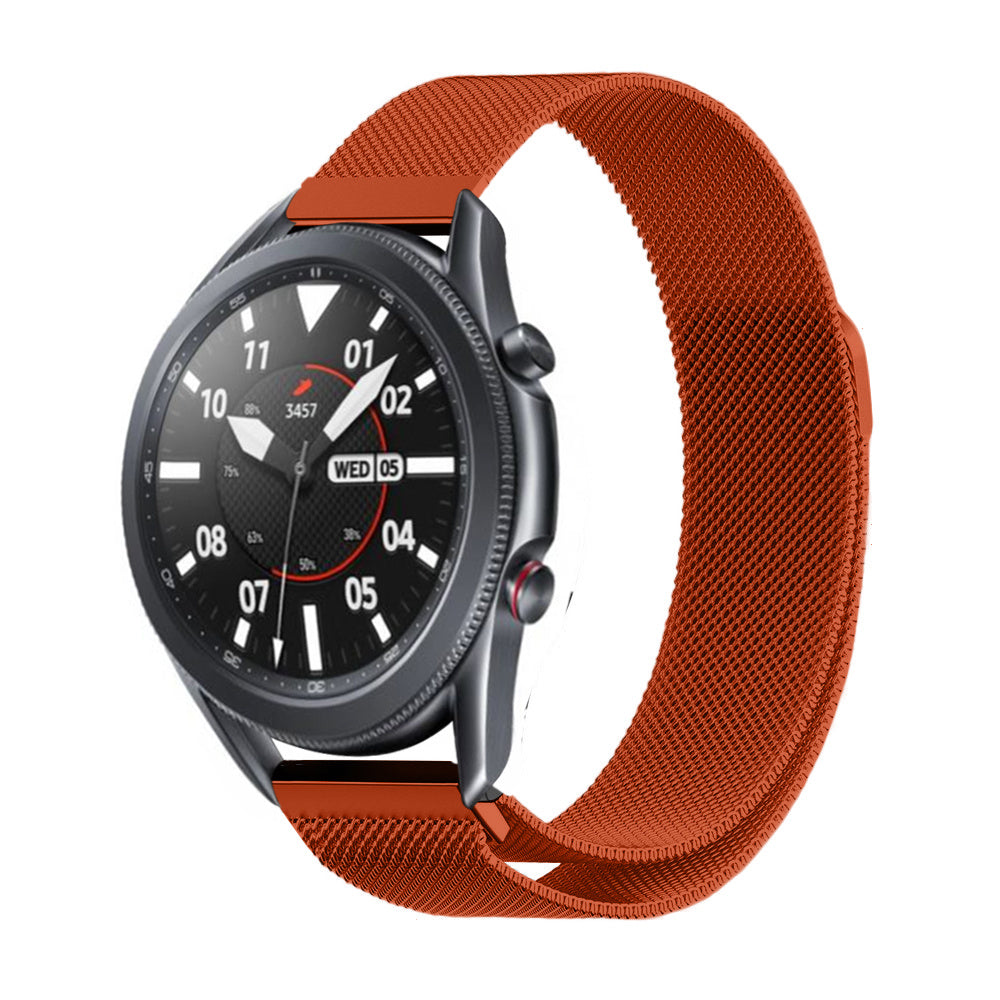 Samsung Galaxy Watch 3 45mm Milanese Armband (Orange)
