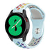 Samsung Galaxy Watch 4 - 40mm Sportarmband (Hellblau/Bunt)