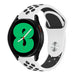 Samsung Galaxy Watch 4 - 40mm Sportarmband (Weiß/Schwarz)