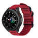 Samsung Galaxy Watch 4 Classic 42mm Nylon-Schnallenband (Rot)