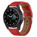 Samsung Galaxy Watch 4 Classic 46mm Lederarmband (Rot)