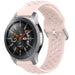 Samsung Galaxy Watch 46mm Silikonarmband mit Löchern (Hellrosa)