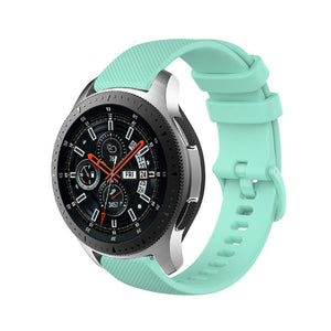 Samsung Galaxy Watch 46mm Premium Silikonarmband (Türkis)