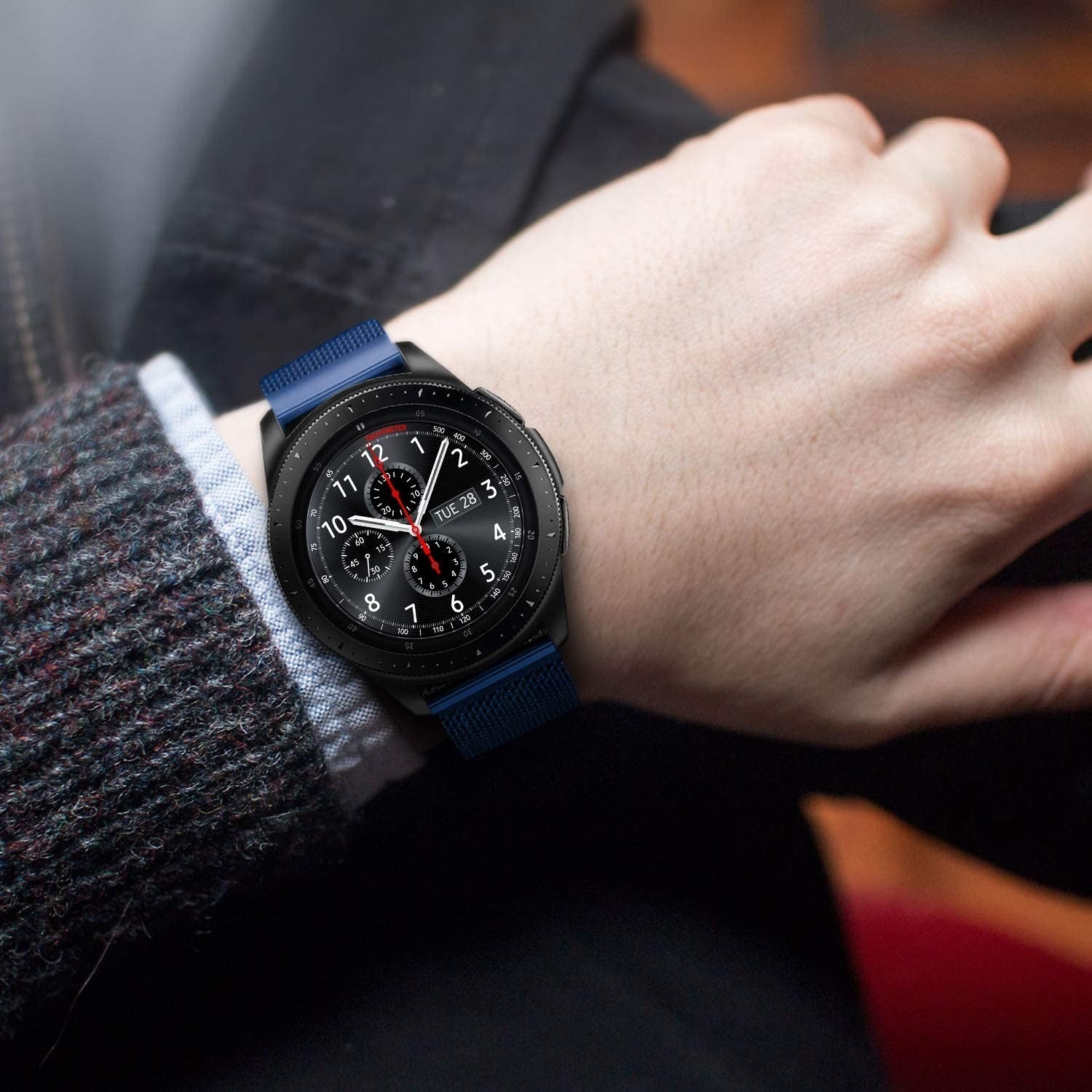 Samsung Galaxy Watch 46mm Milanese Strap (Blue)