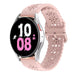 Samsung Galaxy Watch 5 44mm Silikonarmband mit Muster (Rosa)