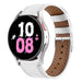 Samsung Galaxy Watch 5 44mm Leather Strap (White)