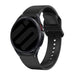 Samsung Galaxy Watch 4 Classic 42mm 'One push' Silicone Strap (Black)