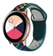 Samsung Galaxy Watch Active / Active 2 Sportarmband (Buntes Kieferngrün)
