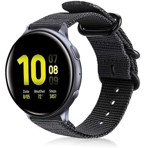 galaxy-watch-active-nylon-band-met-gesp-zwart