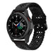 Samsung Galaxy Watch 4 Classic 46mm Silikonarmband mit Muster (Schwarz)