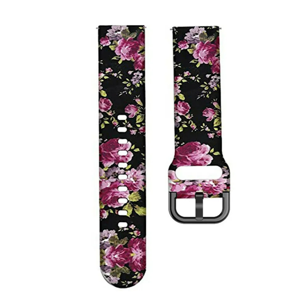 Pink Flower Coros Pace 2 Armband