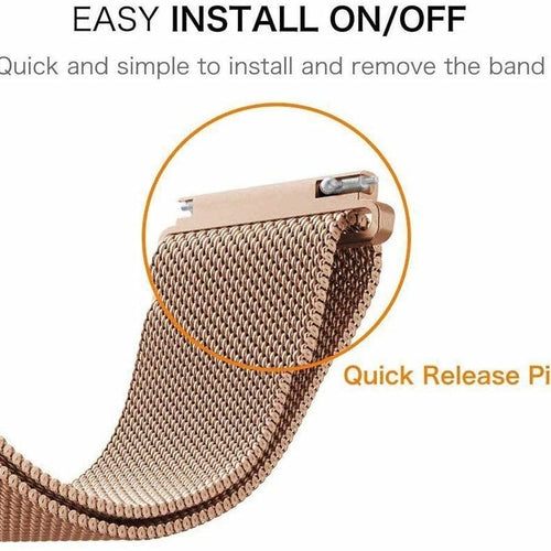 Redmi Watch 5 Active Milanese-Armband (Rosé Gold)
