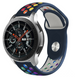 Samsung Galaxy Watch 46mm Sport Strap (Dark Blue/Rainbow)