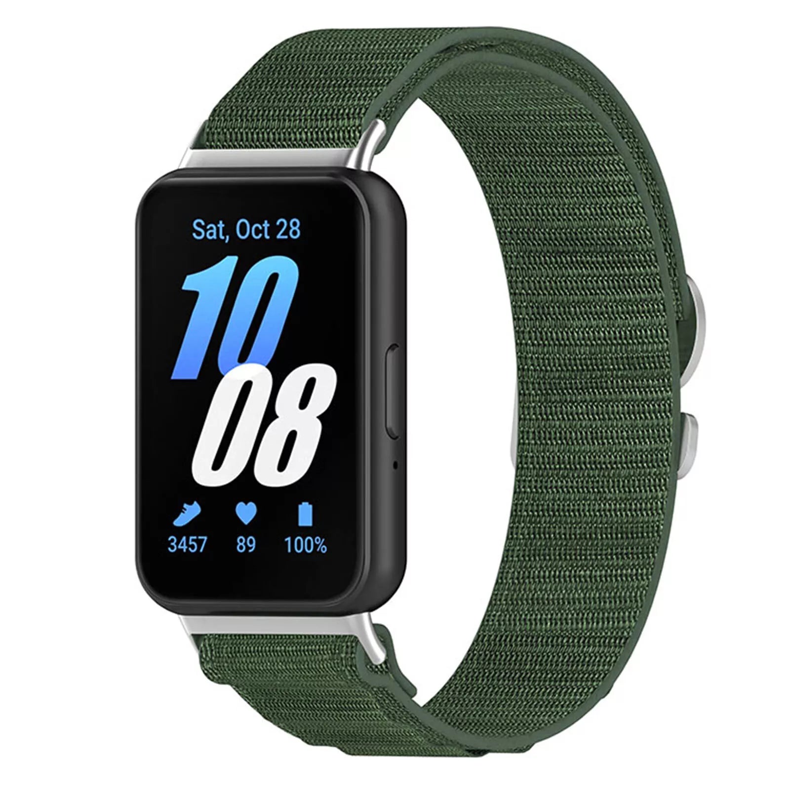 gear fit 3 pro Samsung Galaxy Fit 3 Alpine Nylonarmband (Grün)