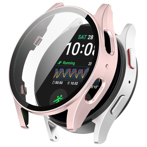Samsung Galaxy Watch 7 40mm Hartschale mit Glass (Hellrosa)