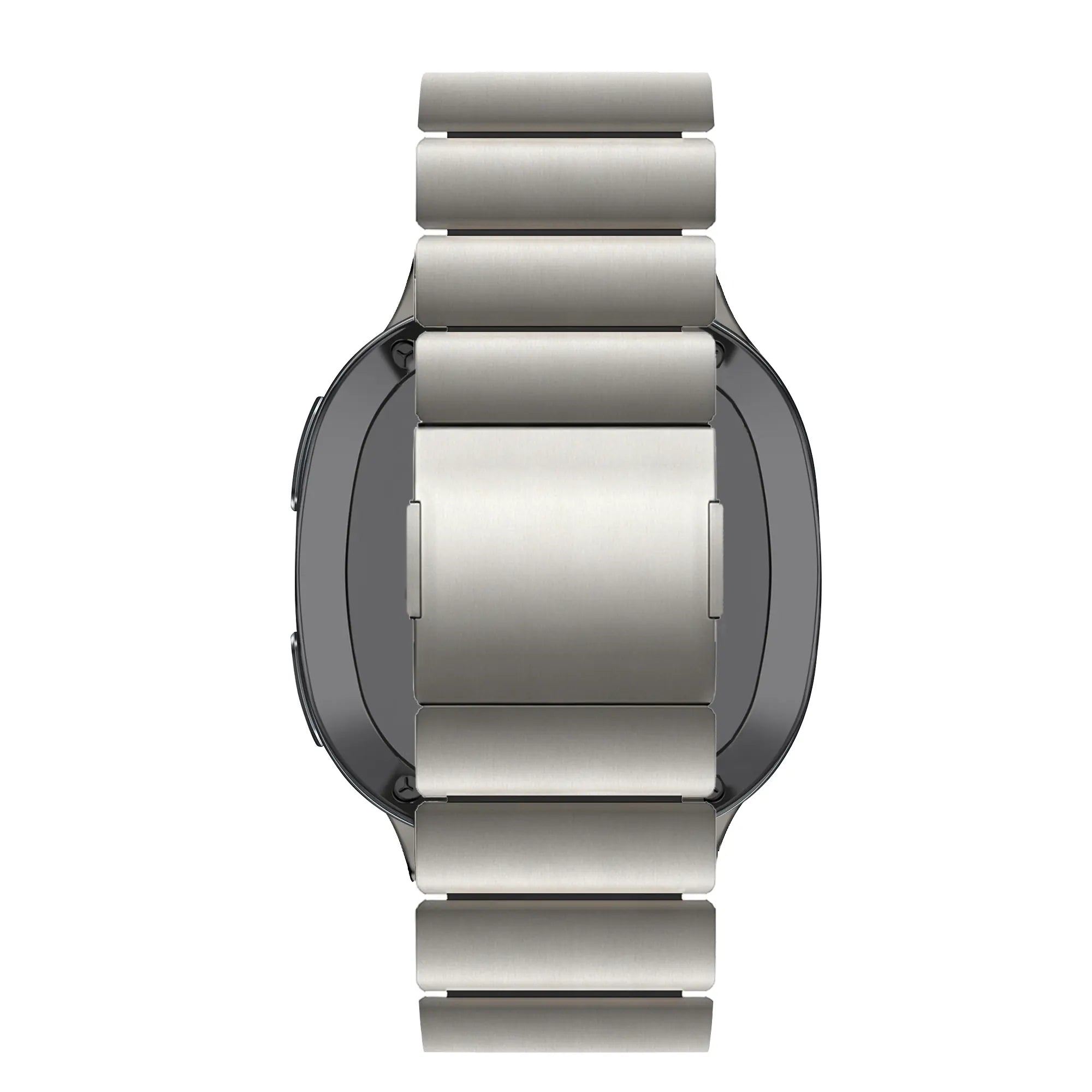 Bandz Samsung Galaxy Watch 8 - 44mm Titanarmband 'Hybrid' (Titan/Schwarz)