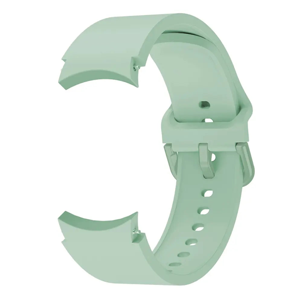 Samsung Galaxy Watch 6 - 40mm Buckled Silicone Strap (Light Green)