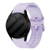 Samsung Galaxy Watch 6 - 44mm Buckled Silicone Strap (Light Purple)