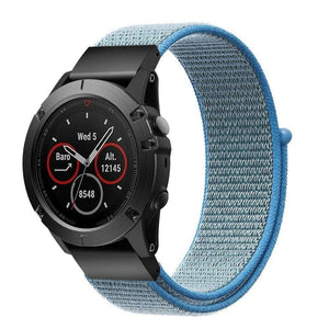 Garmin Tactix 8 - 51mm Nylonarmband (Hellblau)