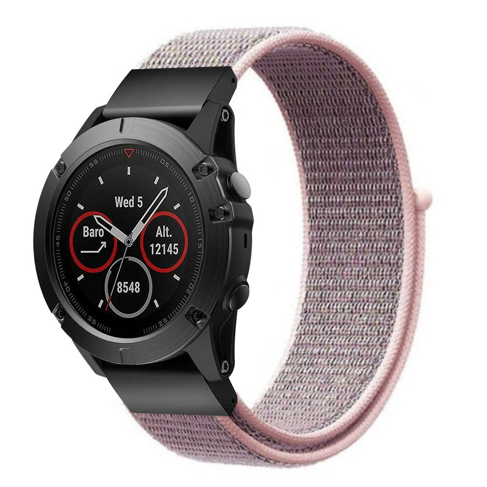 Garmin Approach S62 Nylonarmband (Rosa Sand)