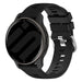 Coros Pace 3 Silikonarmband (Schwarz)
