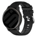 Coros Apex 46mm Silikonarmband (Schwarz)