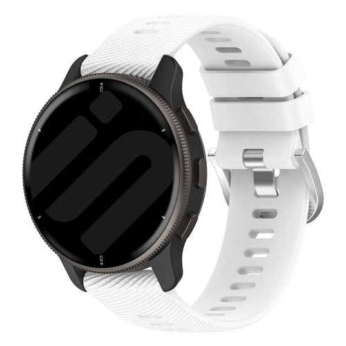 Garmin Venu 4 - 45mm Silikonarmband (Weiß)