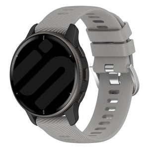 Garmin Vivoactive 6 Silikonarmband (Hellgrau)