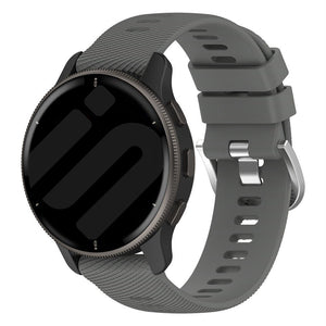 Garmin Venu 4 - 45mm Silikonarmband (Dunkelgrau)