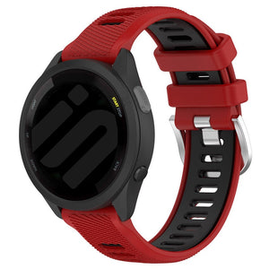 Garmin Vivomove Luxe Sportarmband mit Schnalle (Rot/Schwarz)