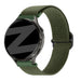 Bandz Garmin Forerunner 265s Elastisches Armband (Armeegrün)